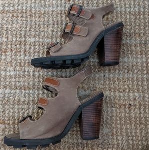 John Fluevog Angel Michealas High Heel Sandals 9.5